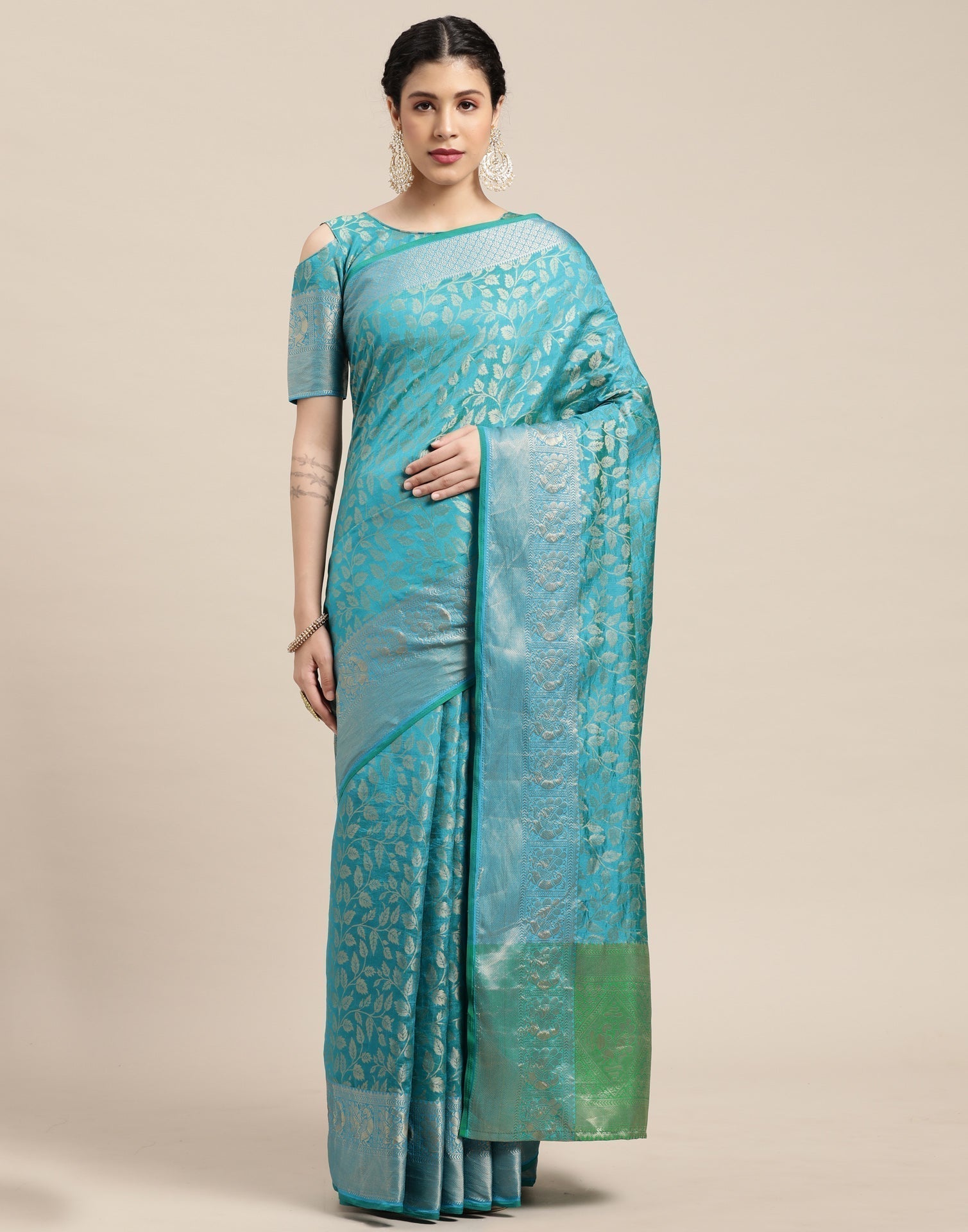 Blue Silk Saree | Sudathi
