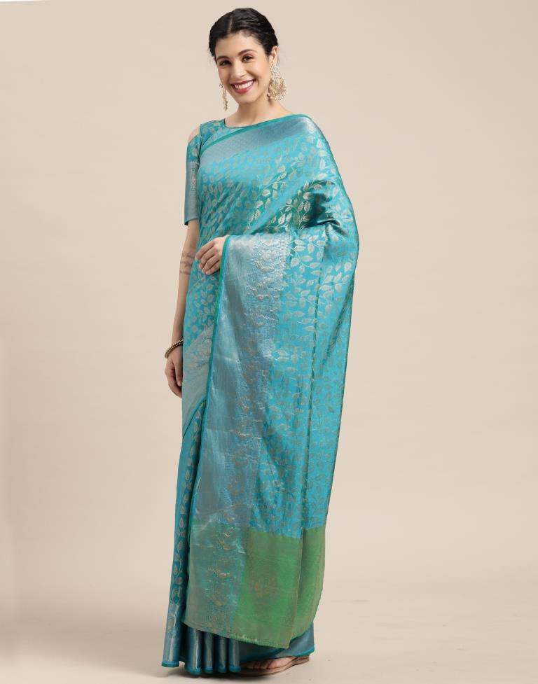 Blue Silk Saree | Sudathi