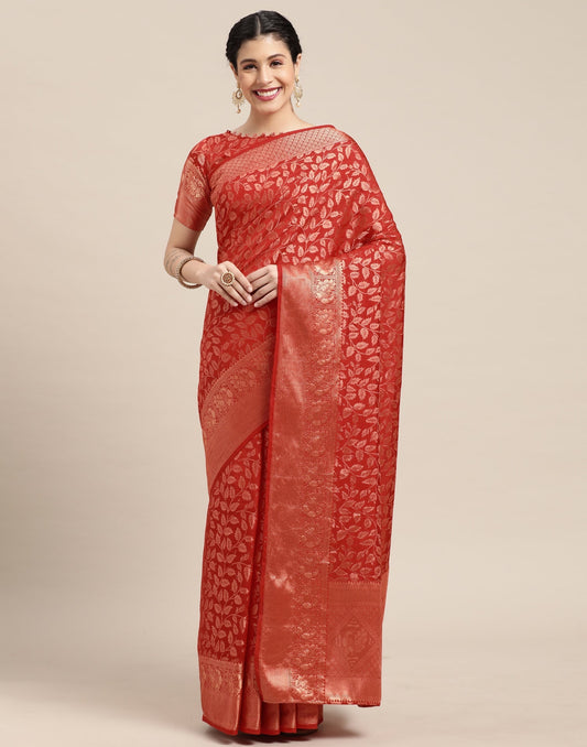 Red Silk Saree | Sudathi