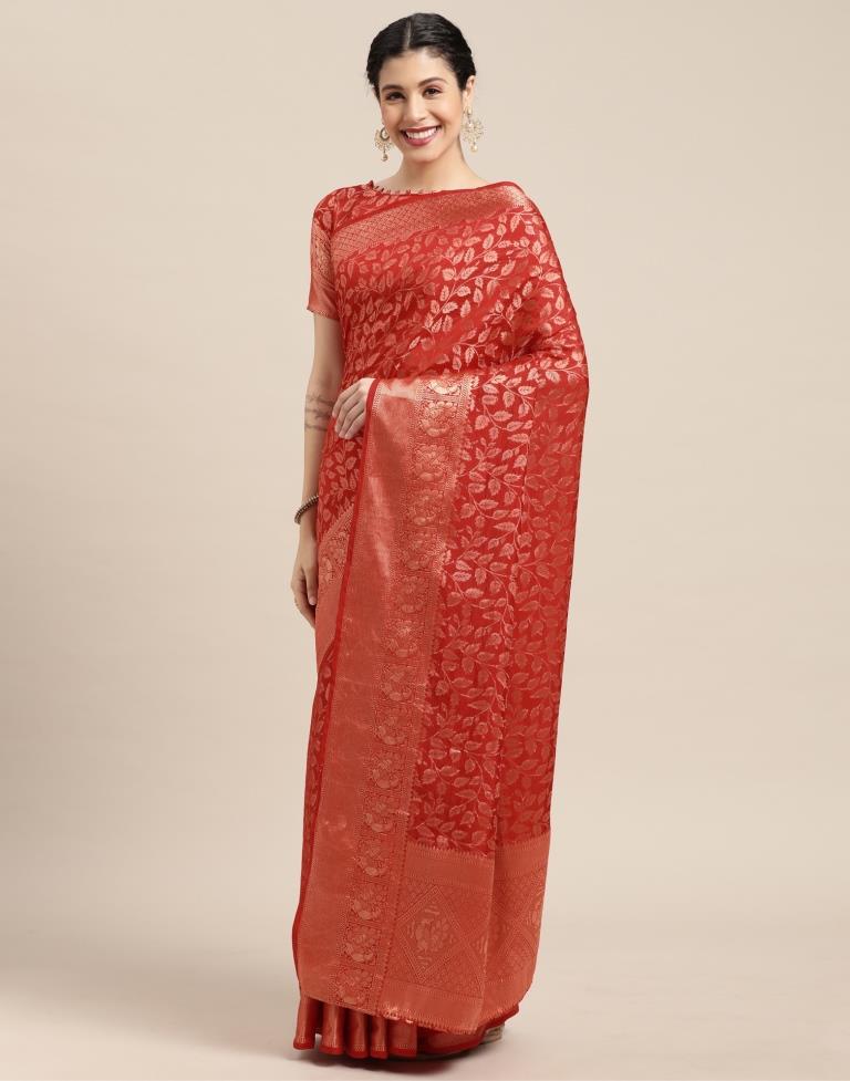 Red Silk Saree | Sudathi