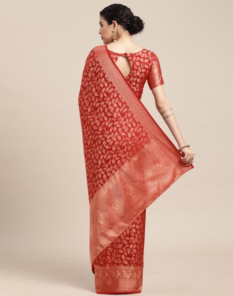 Red Silk Saree | Sudathi