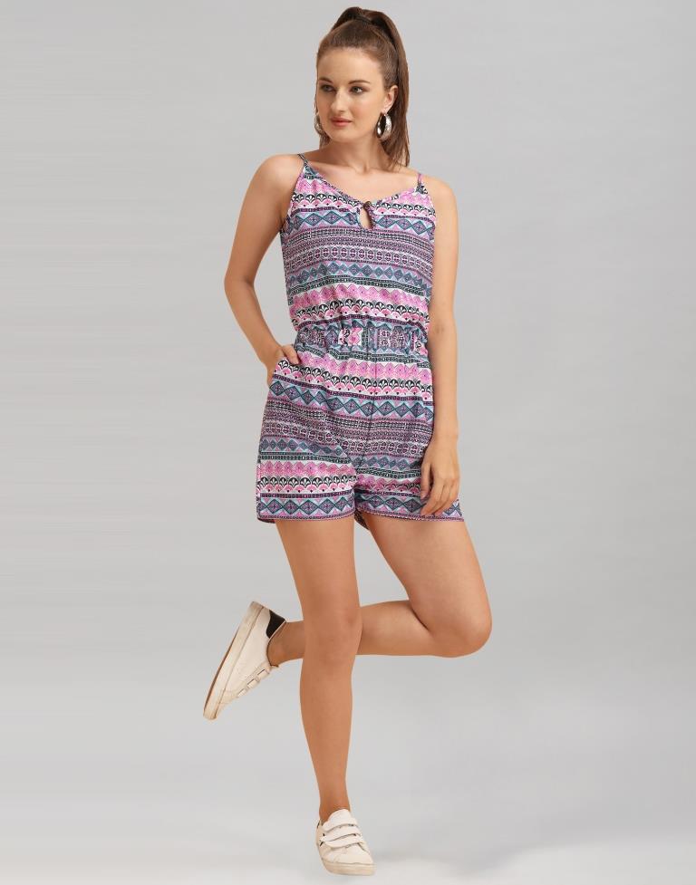 Multicolour Printed Jumpsuit | Sudathi