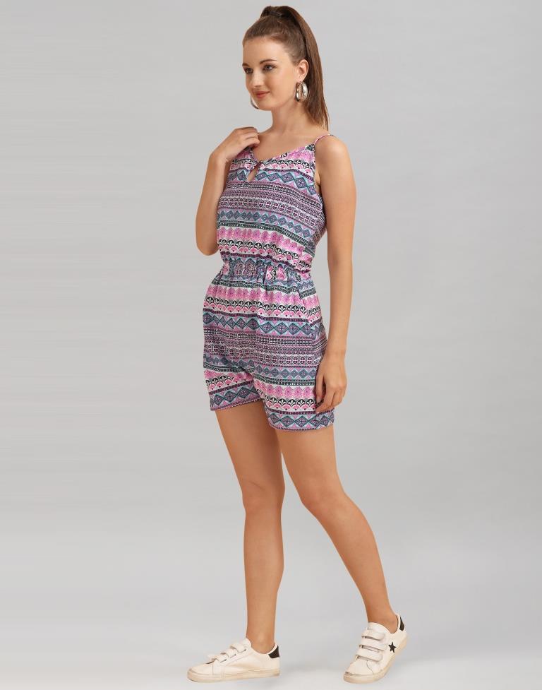 Multicolour Printed Jumpsuit | Sudathi