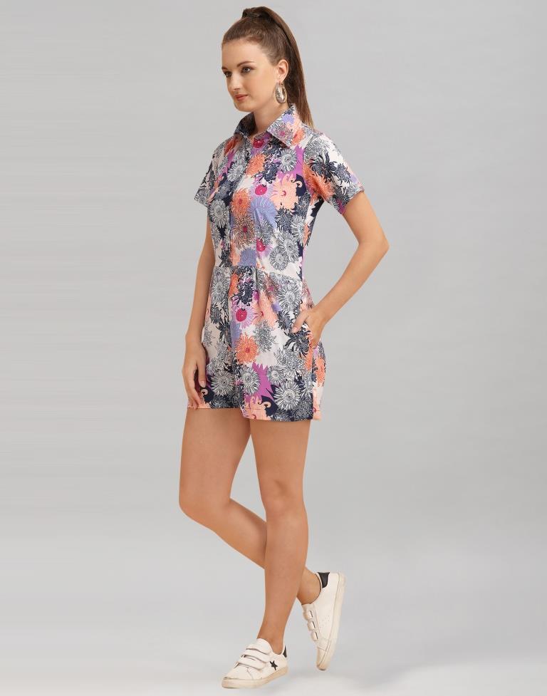 Multicolour Printed Jumpsuit | Sudathi
