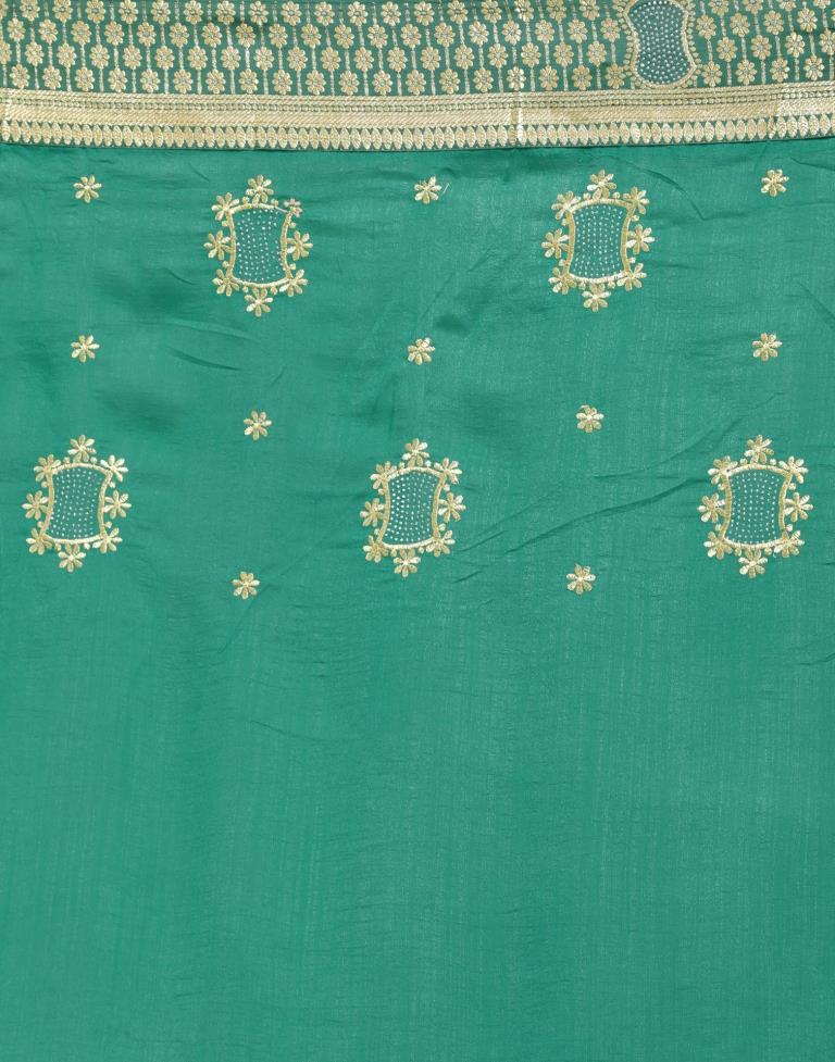 Rama Green Silk Saree | Sudathi