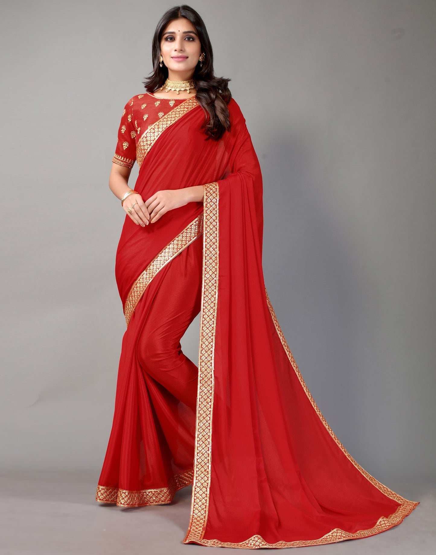 Red Silk Saree | Sudathi