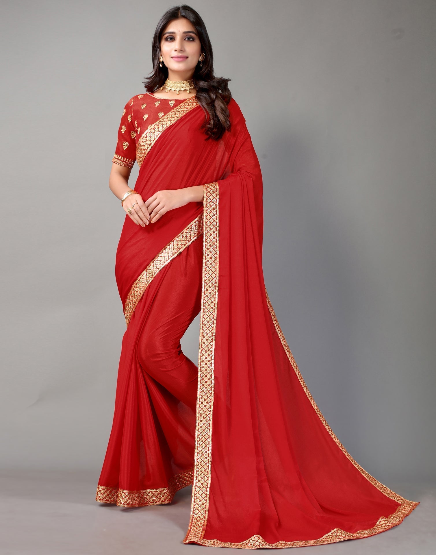 Red Silk Saree | Sudathi