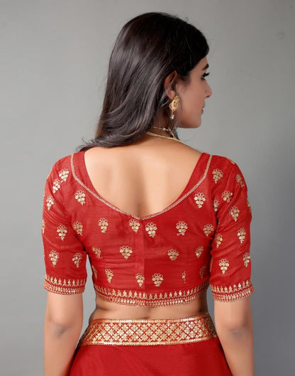 Red Silk Saree | Sudathi