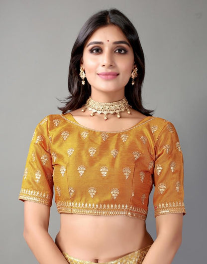 Mustard Yellow Silk Saree | Sudathi