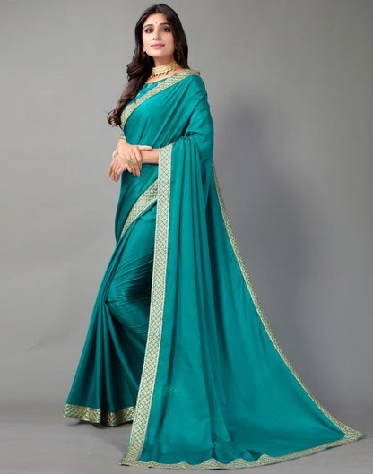 Rama Blue Silk Saree | Sudathi