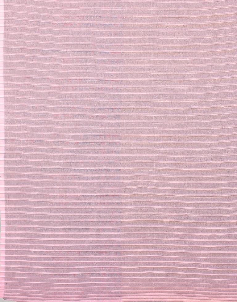 Light Pink Georgette Saree | Leemboodi