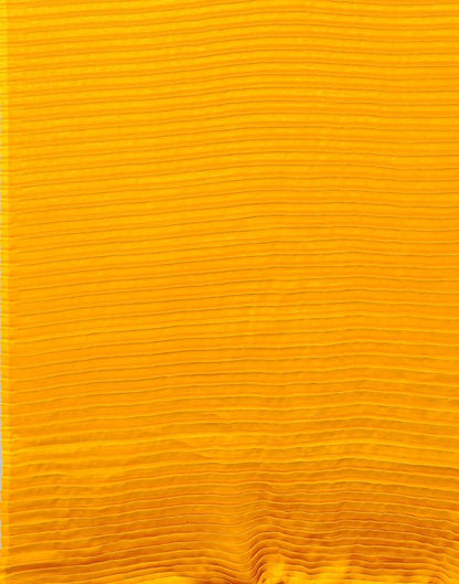 Turmeric Yellow Silk Saree | Leemboodi
