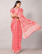 Punch Pink Georgette Saree | Leemboodi