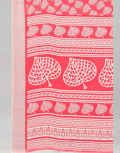 Punch Pink Georgette Saree | Leemboodi