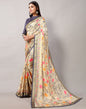 Cream Georgette Saree | Leemboodi