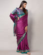 Purple Cotton Saree | Leemboodi