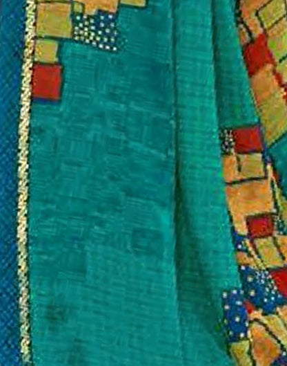 Rama Green Georgette Saree | Sudathi