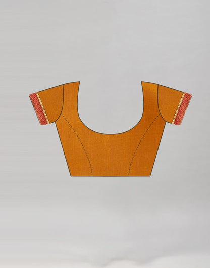 Turmeric Yellow Georgette Saree | Sudathi