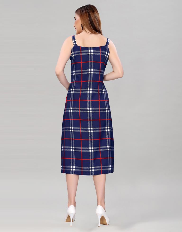 Blue Front Knot Dress | Sudathi
