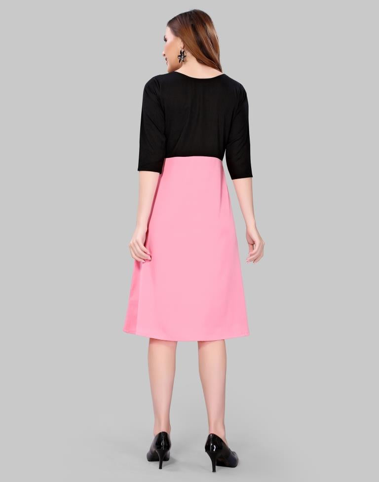 Pink Front Knot Dress | Sudathi