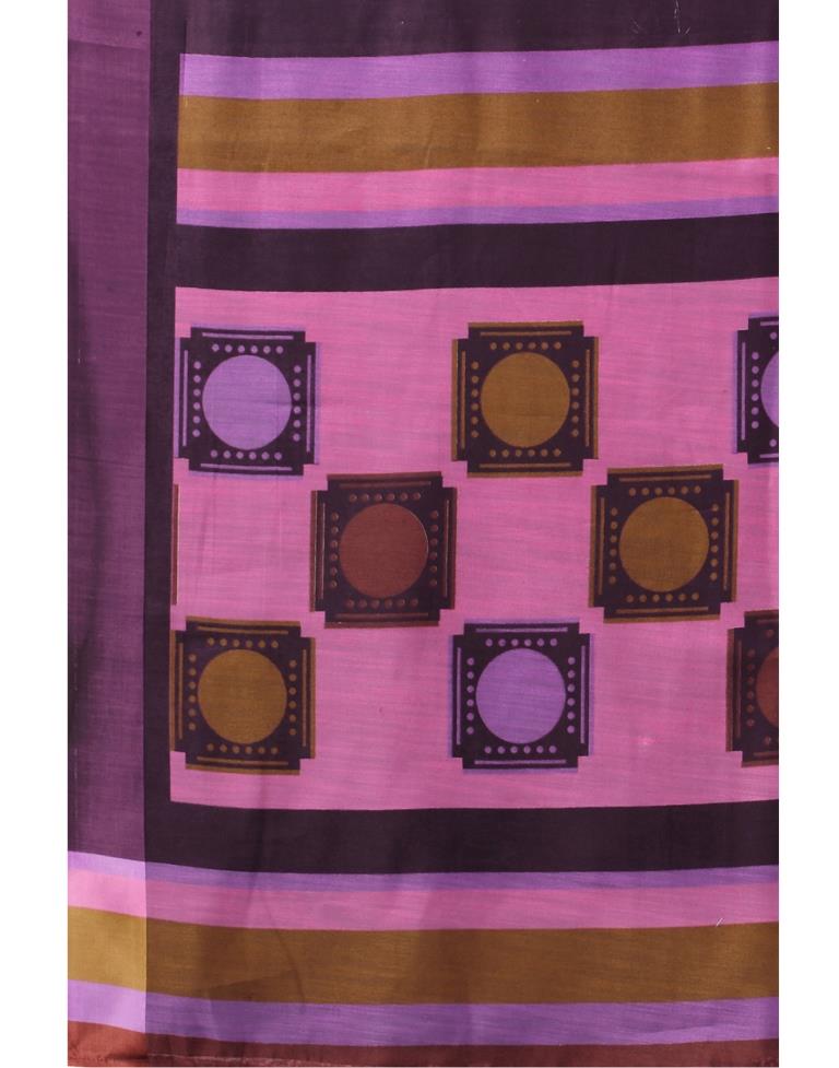 Wine Cotton Saree | Sudathi