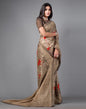 Brown Printed Saree | Sudathi