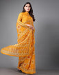 Mustard Yellow Cotton Saree | Sudathi