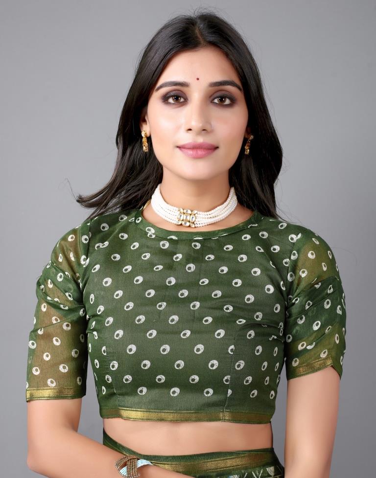 Blue Cotton Saree | Sudathi