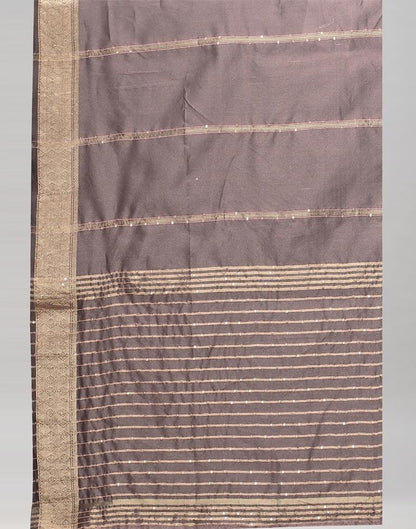 Rosewood Woven Organza Saree | Sudathi