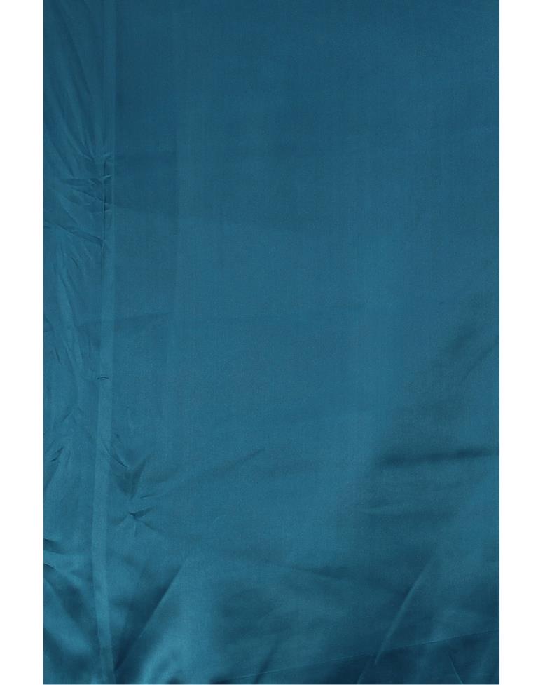 Teal Blue Silk Saree | Sudathi
