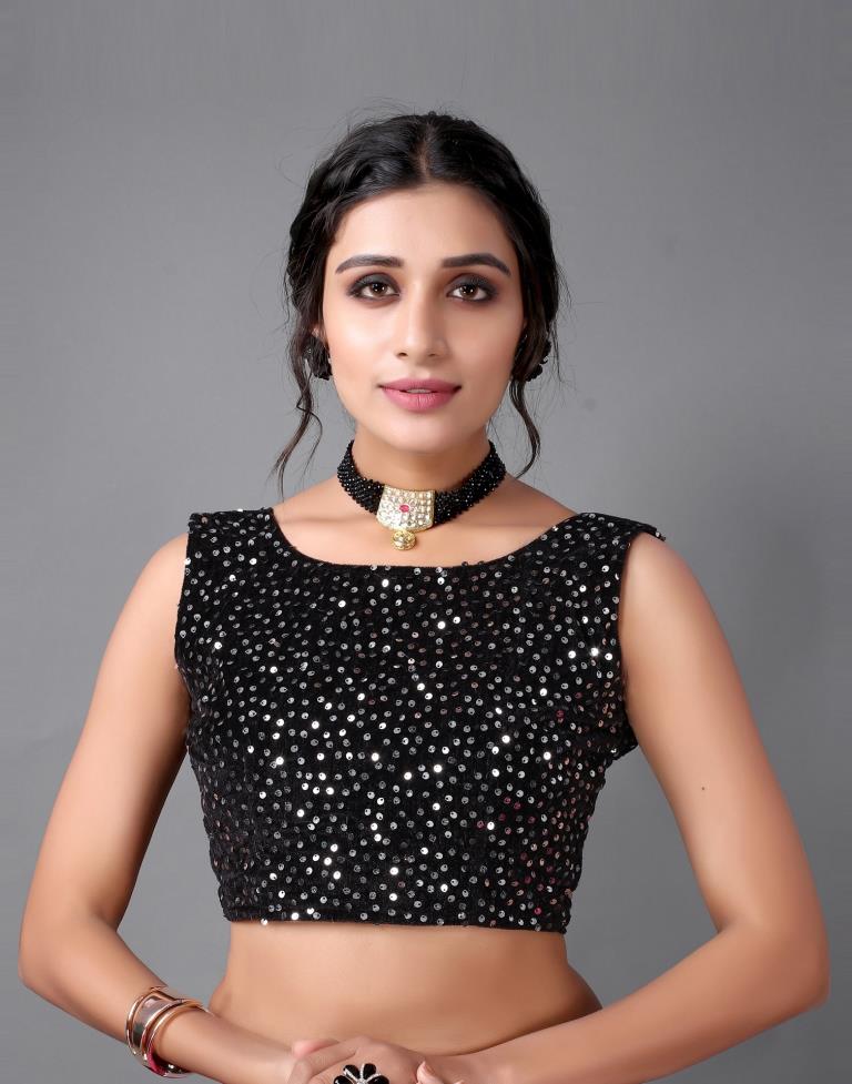 Navy Blue Silk Saree | Sudathi