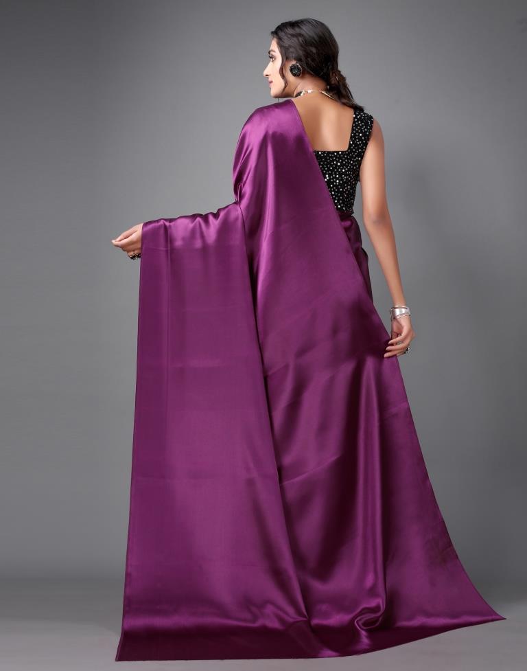 Magenta Silk Saree | Sudathi