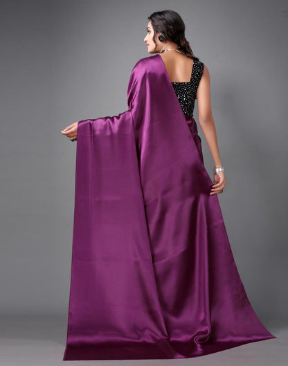 Magenta Silk Saree | Sudathi