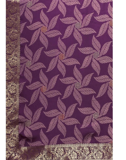 Purple Chiffon Saree | Sudathi