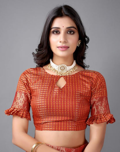 Red Chiffon Saree | Sudathi