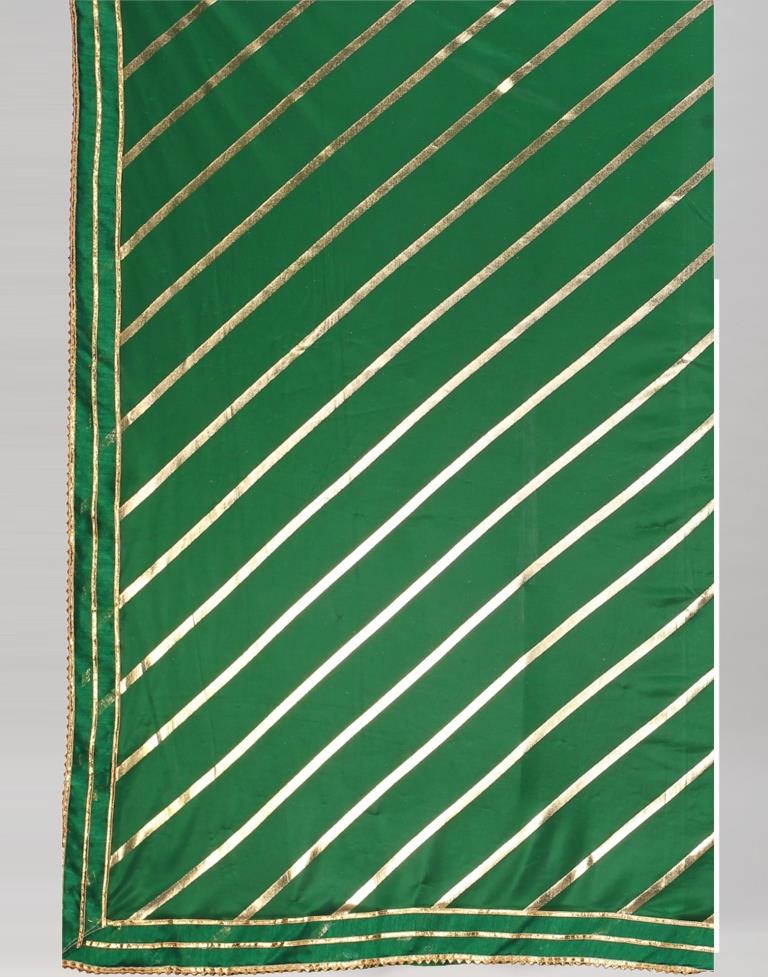 Bottle Green Silk Saree | Sudathi