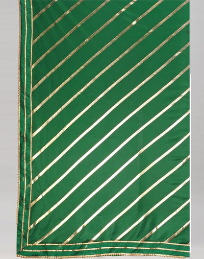 Bottle Green Silk Saree | Sudathi