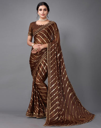 Brown Silk Saree | Sudathi