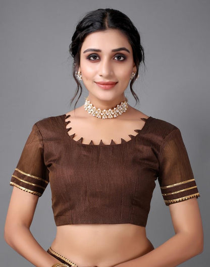 Brown Silk Saree | Sudathi