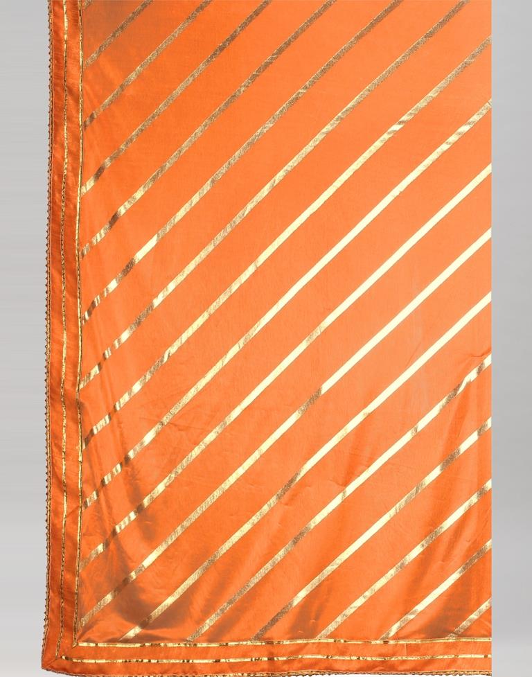 Orange Silk Saree | Sudathi