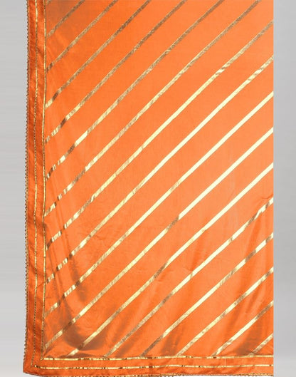 Orange Silk Saree | Sudathi