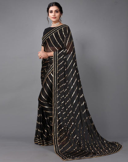 Black Silk Saree | Sudathi