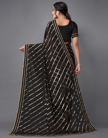 Black Silk Saree | Sudathi