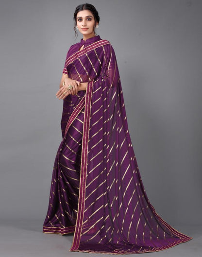 Purple Silk Saree | Sudathi