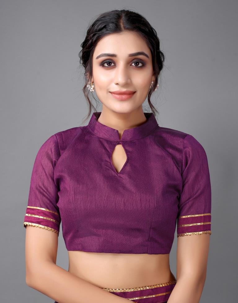 Purple Silk Saree | Sudathi