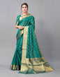 Rama Green Chanderi Silk Saree | Sudathi