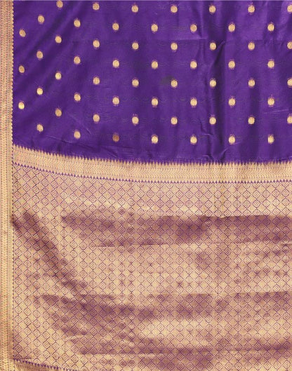 Violet Chanderi Silk Saree | Sudathi