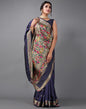 Navy Blue Paithani Slik Saree | Sudathi