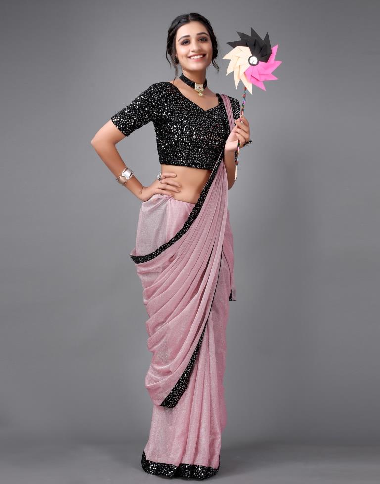 Lilac Sequins Saree | Sudathi