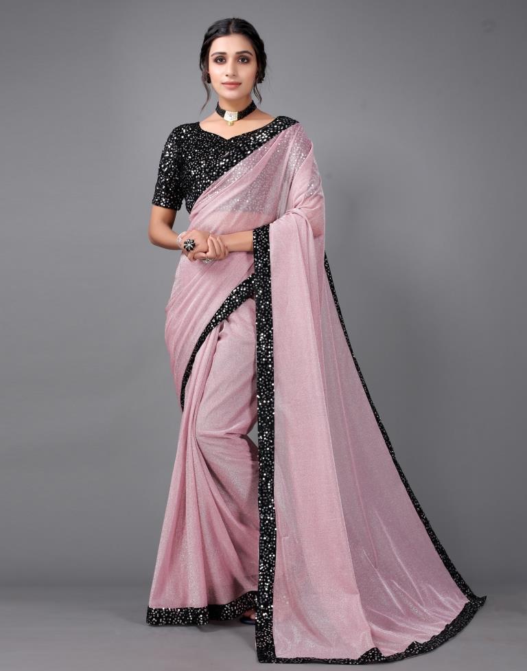 Lilac Sequins Saree | Sudathi